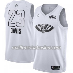 Maillot Homme New Orleans Pelicans Anthony Davis 23 2018 All Star Jordan Brand Blanc Swingman